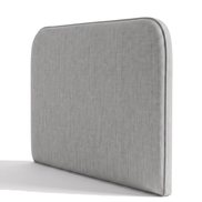 Respaldo de cama Lino Gris — vista lateral