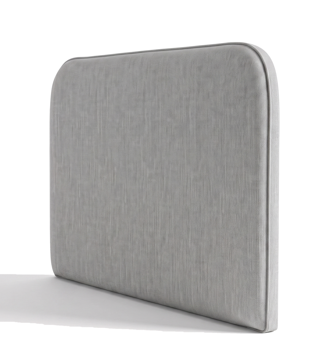 Respaldo de cama Lino Gris — vista lateral