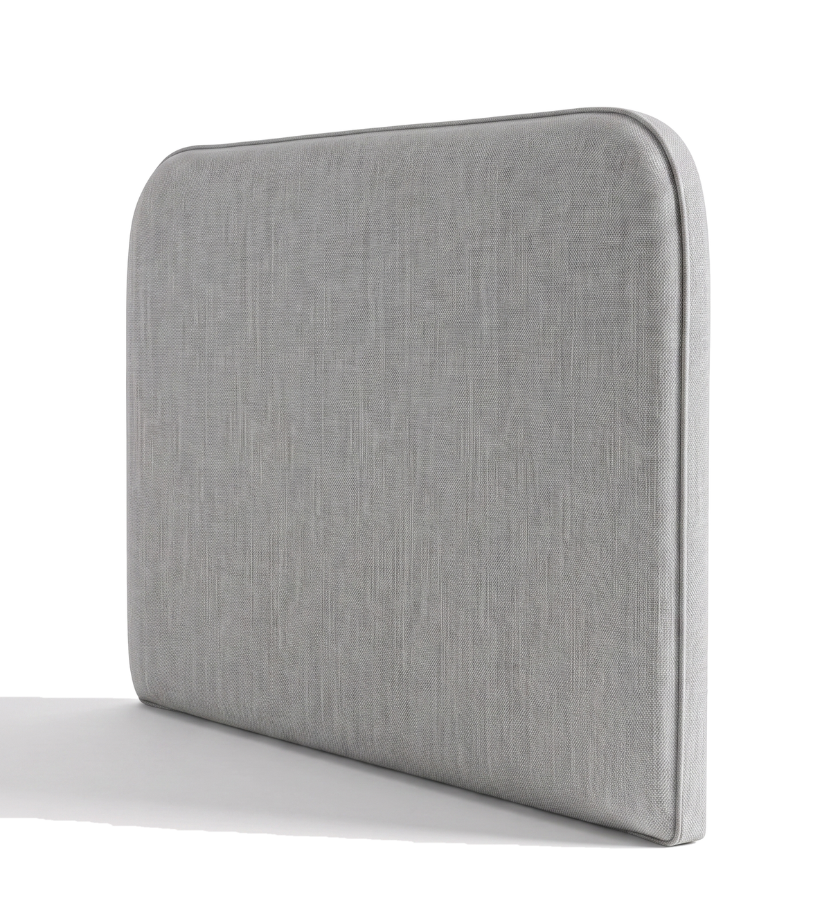Respaldo de cama Lino Gris — vista lateral