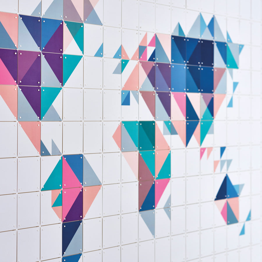 Mural IXXI - The World Tangram