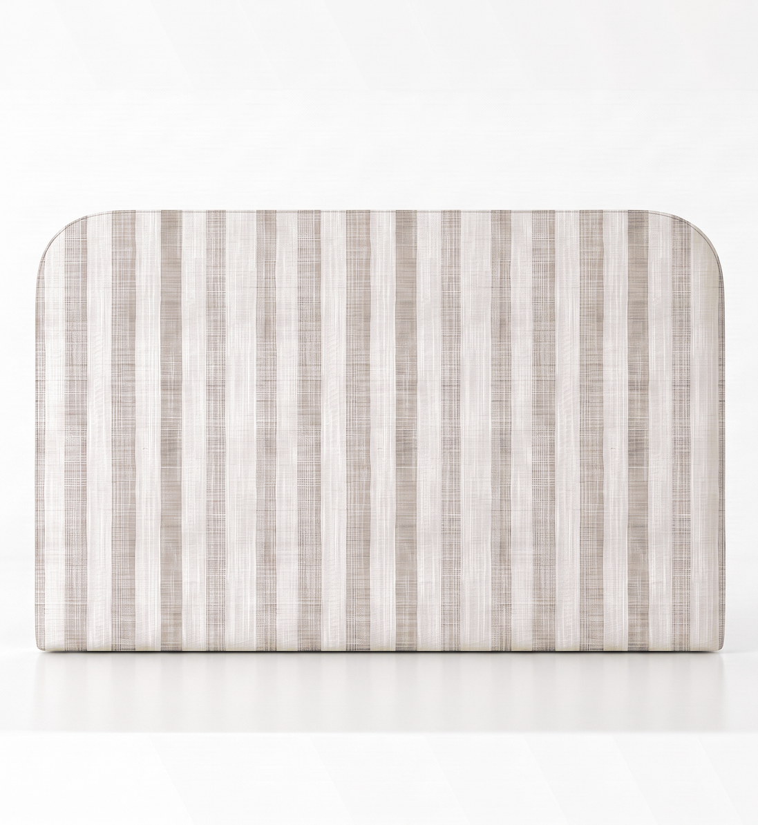 Respaldo de Cama Linen Stripes Beige