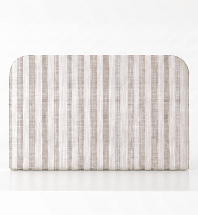 Respaldo de Cama Linen Stripes Beige