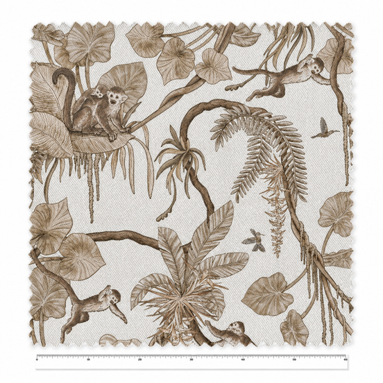 Playful Monkeys Vintage White