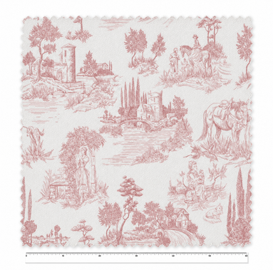 Toile De Jouy Pink