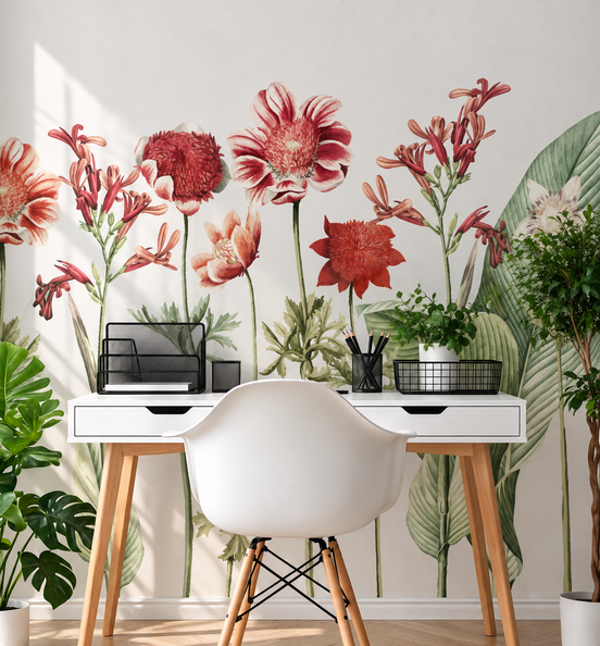Classic Red Flower