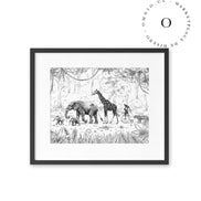 Animal Parade BW