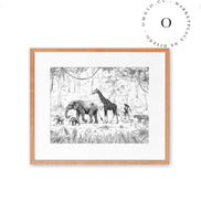 Animal Parade BW