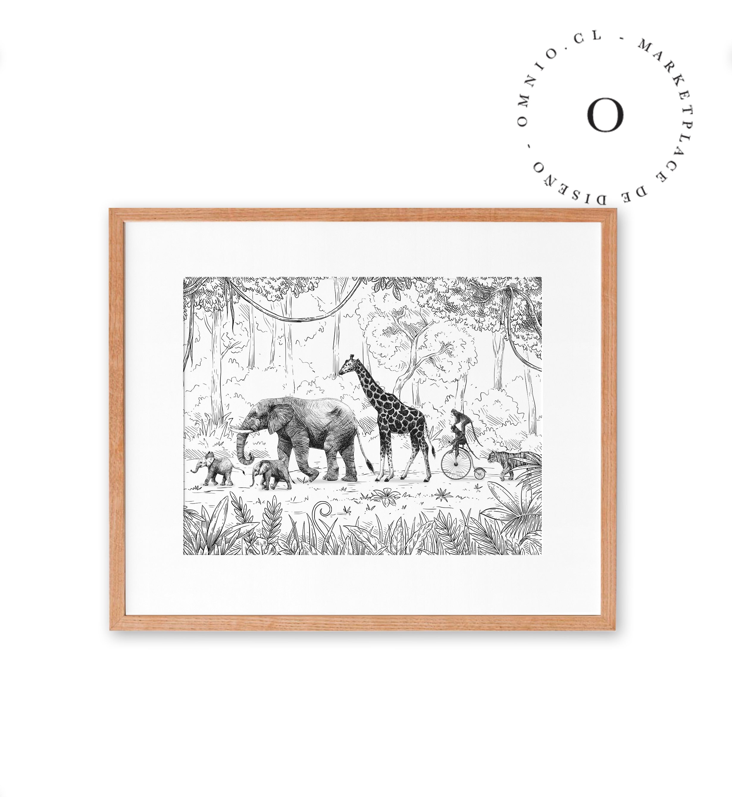 Animal Parade BW