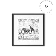 Animal Parade BW