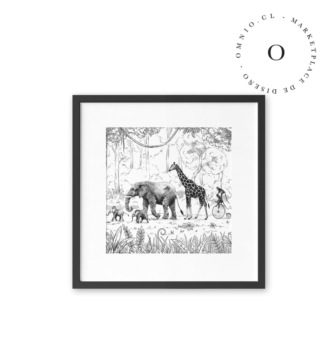 Animal Parade BW