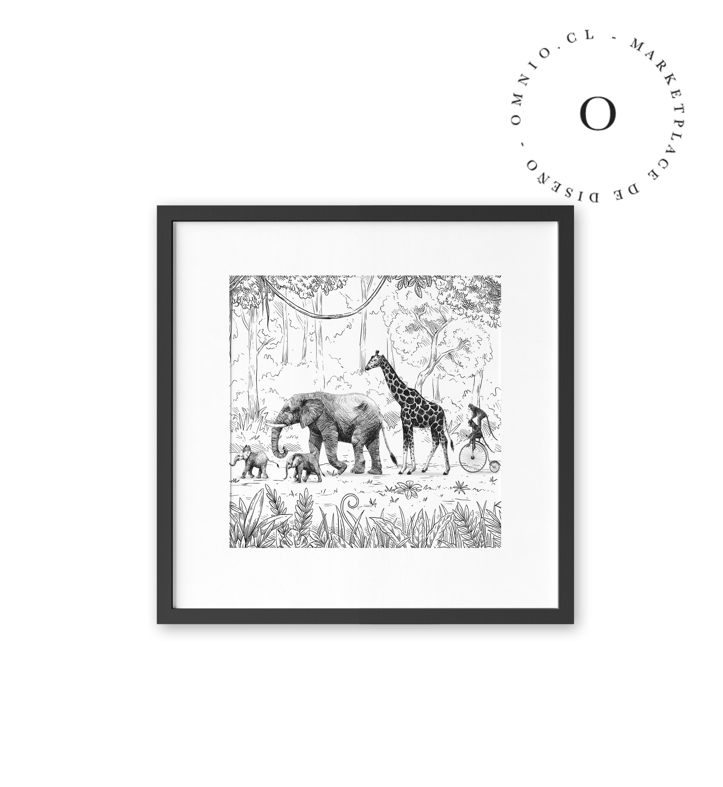 Animal Parade BW