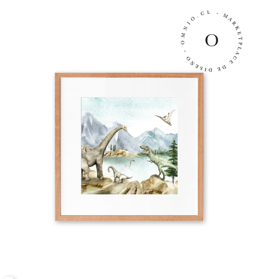 Dino Dreams Cuadro
