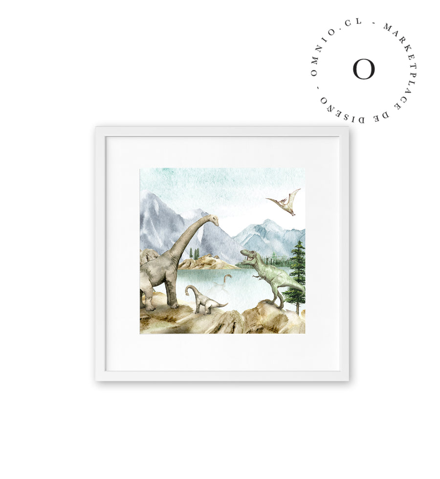 Dino Dreams Cuadro