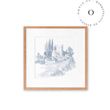 Elegance in Bloom Blue