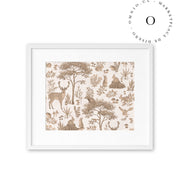 Fantastic Forest Vintage White Cuadro