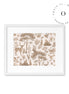 Fantastic Forest Vintage White Cuadro