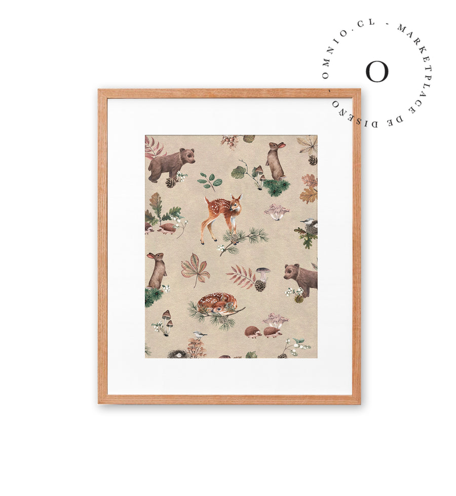Forest Gathering Beige