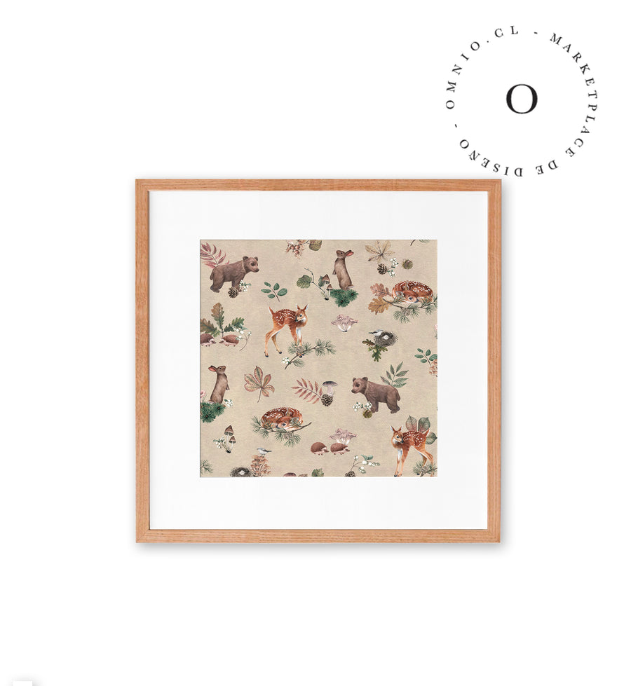 Forest Gathering Beige