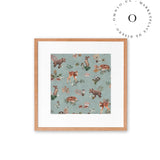 Forest Gathering Blue