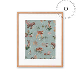 Forest Gathering Blue