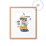 Pirate Animals Cuadro