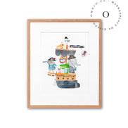 Pirate Animals Cuadro