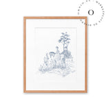 Quiet Conversation Blue