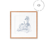 Quiet Conversation Blue