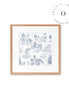 Toile De Jouy Blue