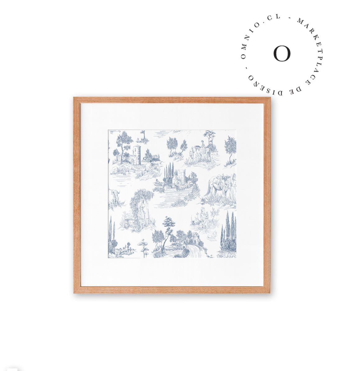 Toile De Jouy Blue