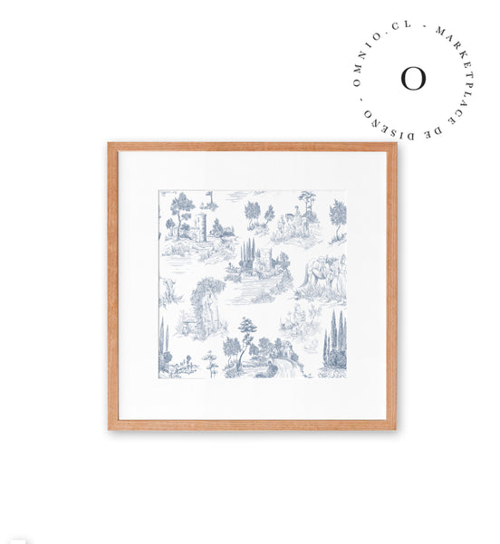 Toile De Jouy Blue
