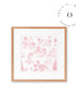 Toile De Jouy Red