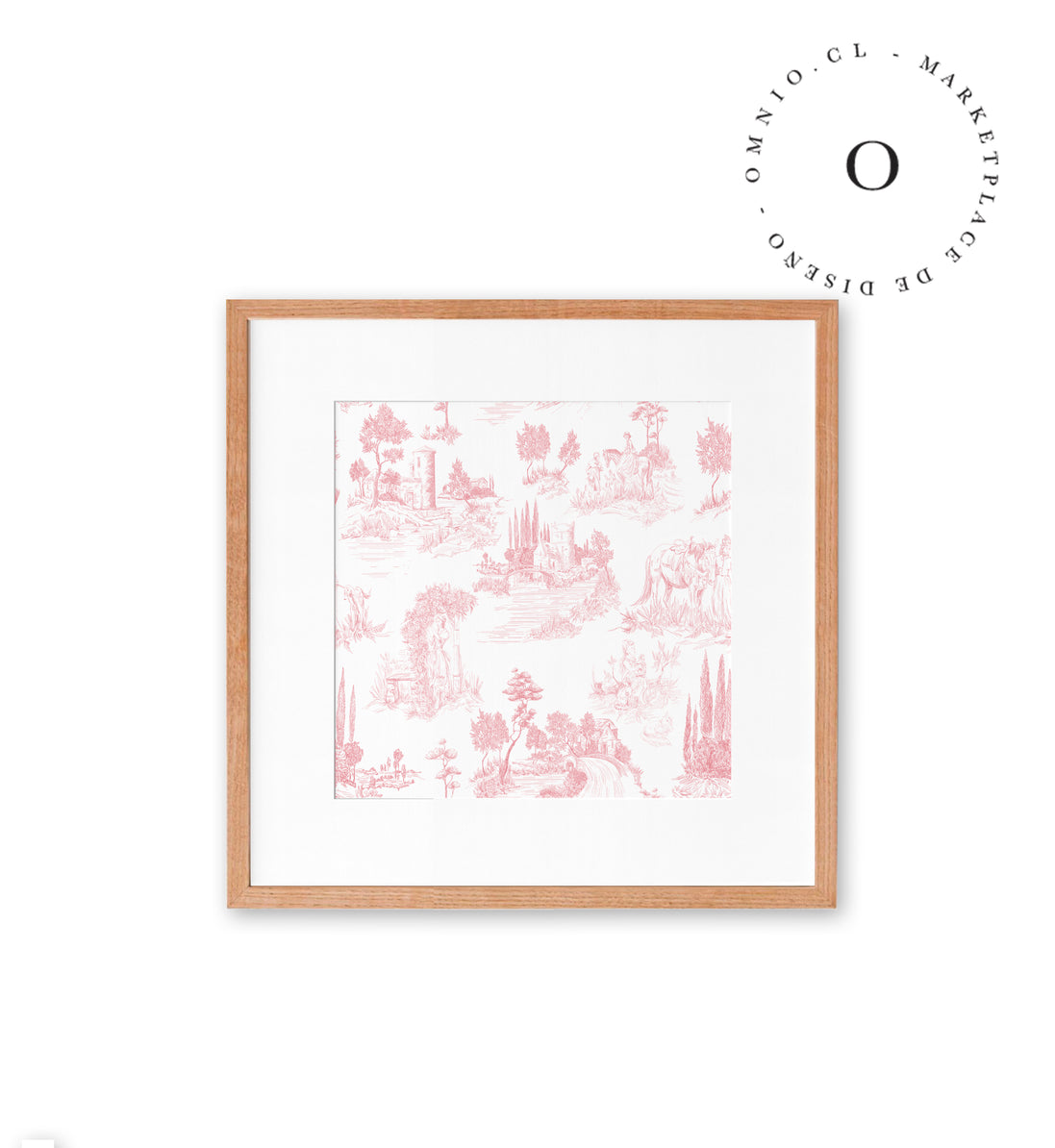 Toile De Jouy Red
