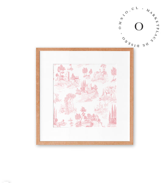 Toile De Jouy Red