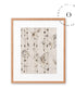 Birch And Owls White Cuadro