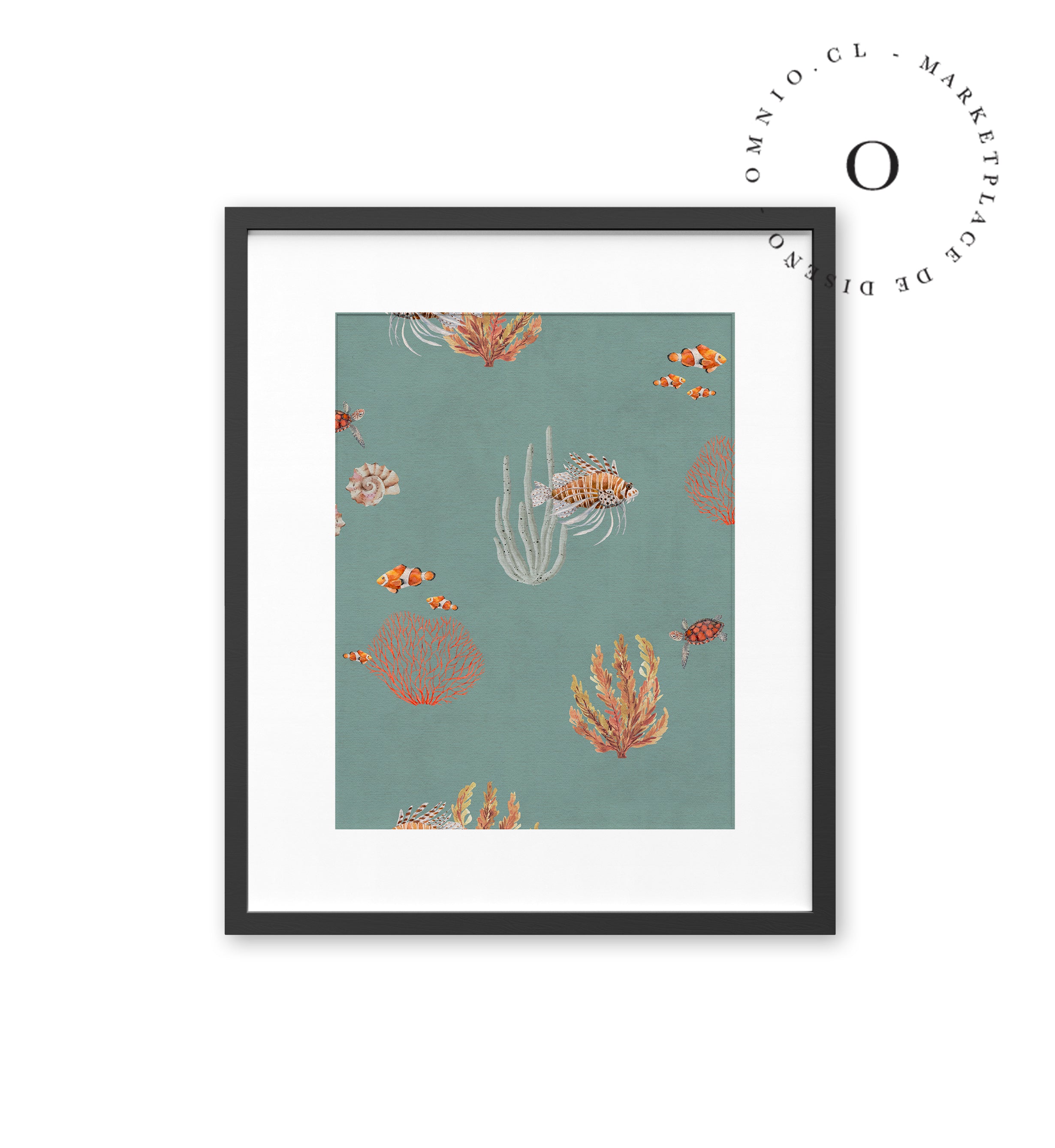 Coral Garden Blue