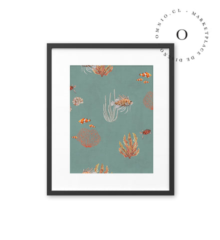 Coral Garden Blue