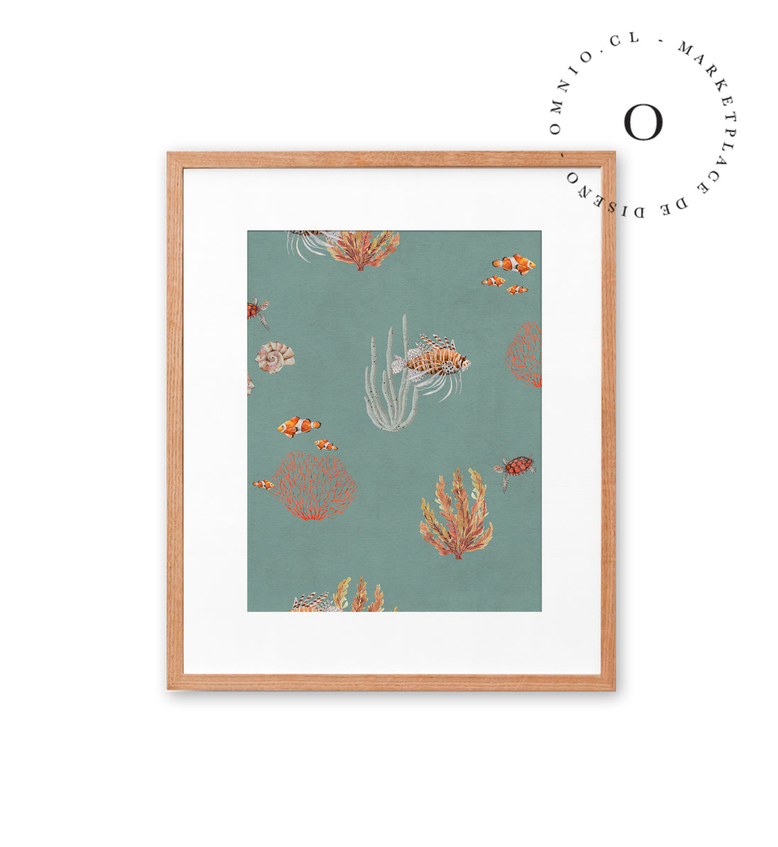Coral Garden Blue