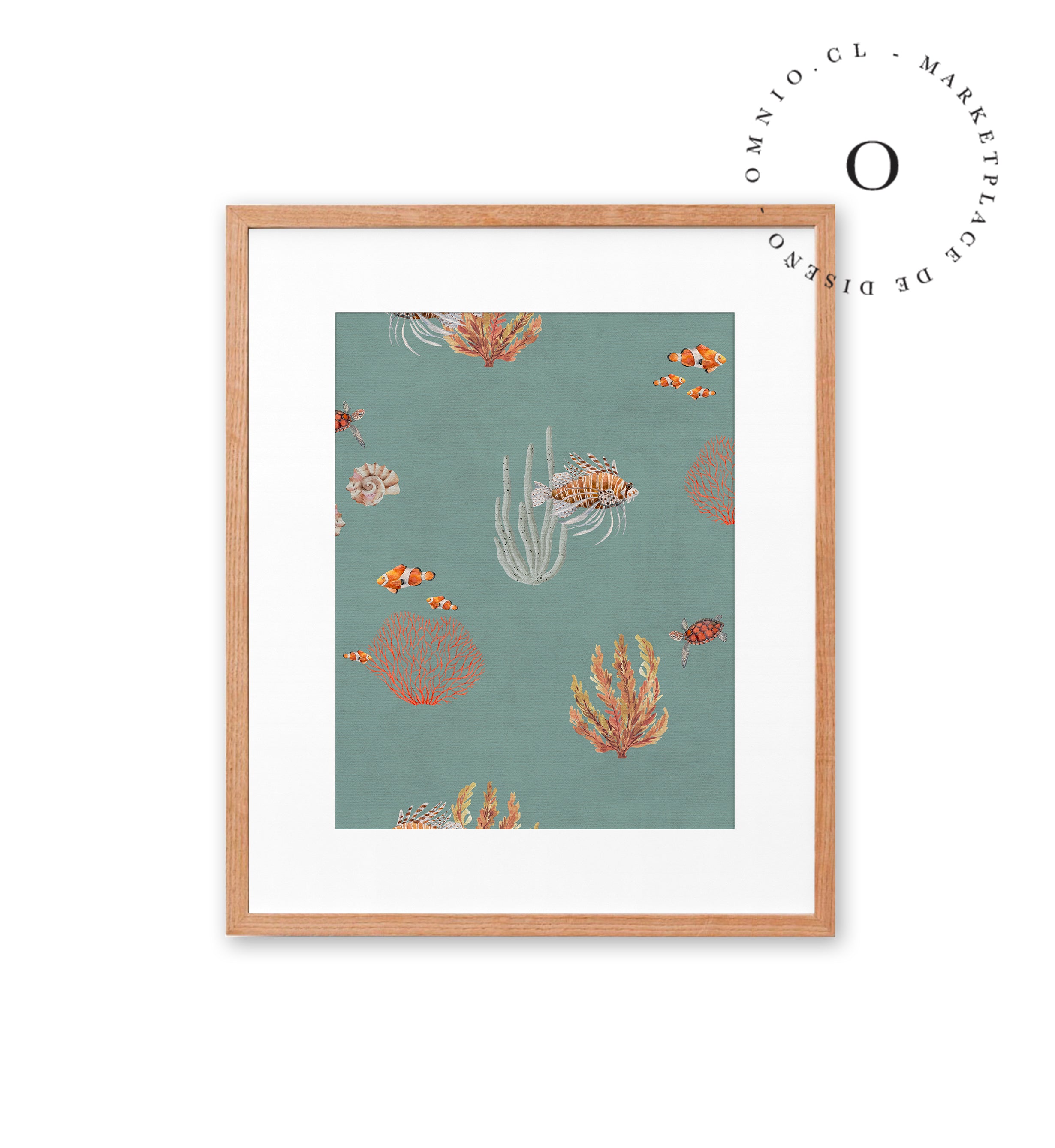 Coral Garden Blue