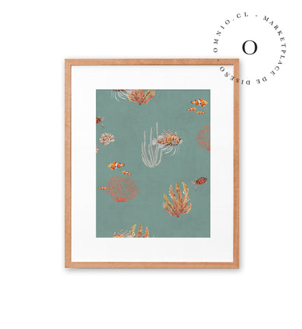 Coral Garden Blue