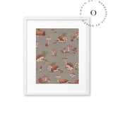 Happy Hedgehog Taupe