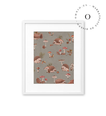 Happy Hedgehog Taupe
