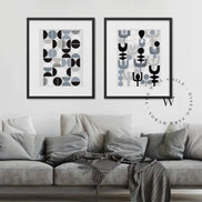 Memphis Garden Grey I Cuadro