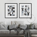 Memphis Garden Grey II Cuadro