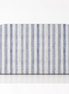 Respaldo de cama Linen Stripes Blue — vista frontal