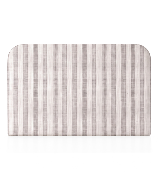 Respaldo de Cama Linen Stripes Beige