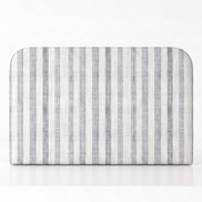 Respaldo de cama Linen Stripes Grey — vista frontal