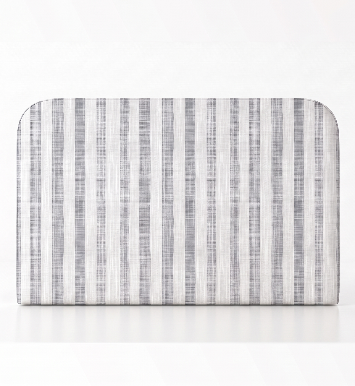 Respaldo de cama Linen Stripes Grey — vista frontal