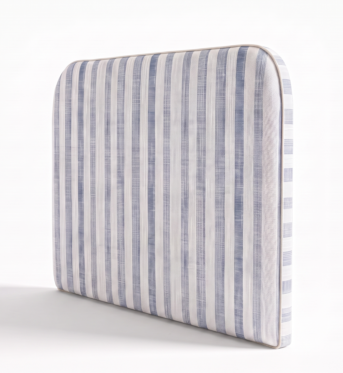 Respaldo de cama Linen Stripes Blue — vista lateral