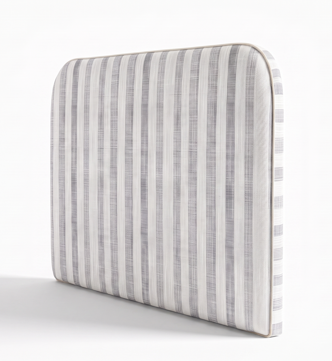 Respaldo de cama Linen Stripes Grey — vista lateral